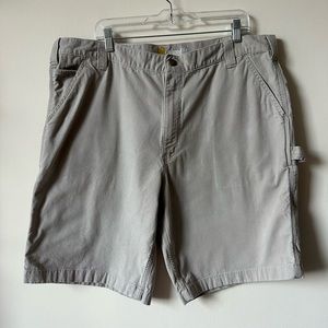 Carhartt Men’s Khaki Cargo Canvas Relaxed Fit Work Short